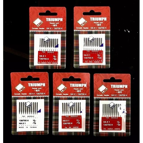 "TNC" Sewing Machine Needles Universal 130/705H (HAx1) 10/Pack